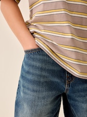 Denimblau im Vintage-Stil - Baggy Tapered Denim Jeans (3-16yrs) - Bild 3 von 3