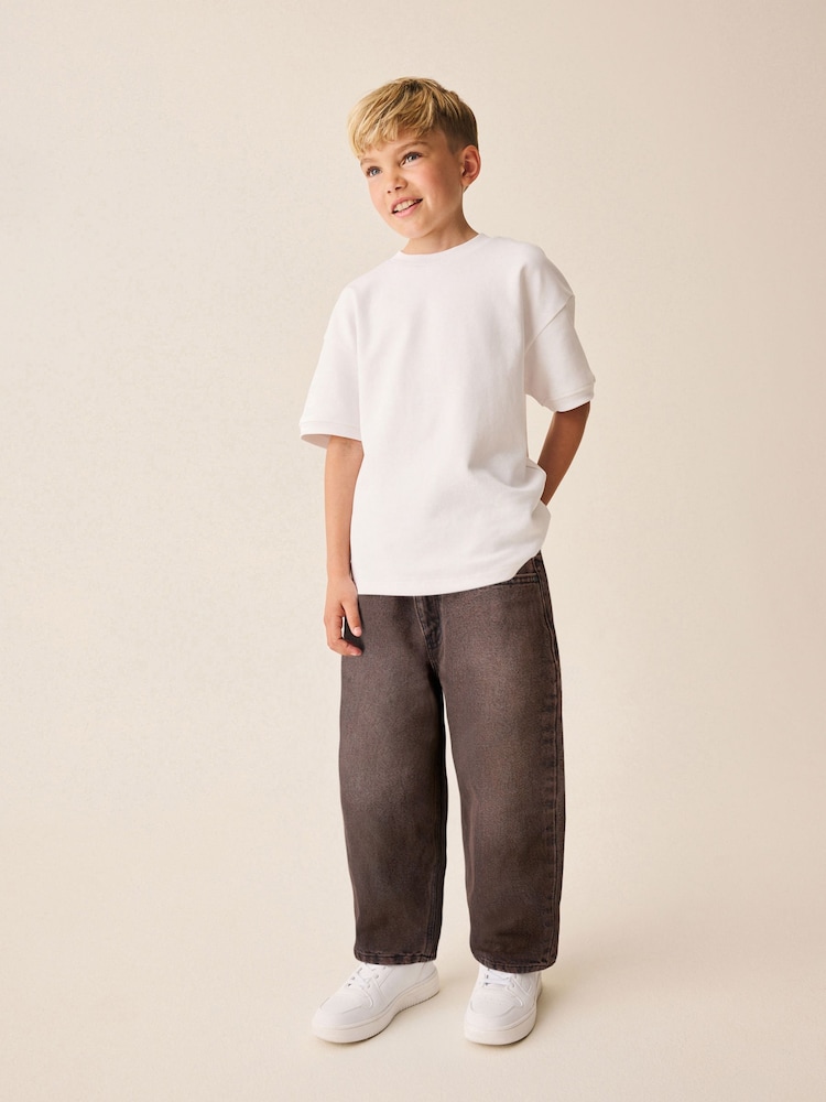 Brown Barrel Fit Authentic Jeans (3-16yrs) - Image 2 of 7