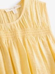 Laura Ashley Yellow Shirred Blouse - Image 6 of 6