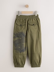 Khaki Green Superwide Parachute Trousers (3-16yrs) - Image 6 of 9