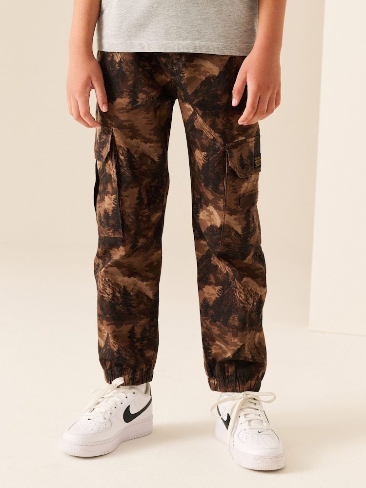 Camo Loose Fit Cargo Trousers (3-16yrs) - Image 1 of 9