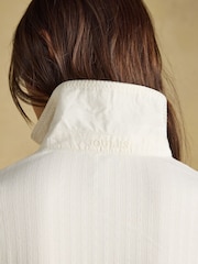 Joules Elle Cream Cotton Rich Pointelle Jersey Shirt - Image 6 of 7