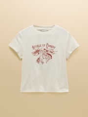 Joules Cowboy Fitted Cotton-Rich T-Shirt - Image 6 of 6