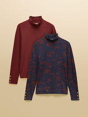 Russet/Western - „Amy Jersey“ sluoksniavimo palaidinių 2 rinkinys - 1 paveikslėlis iš 7