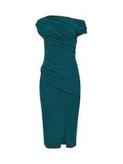 Star by Julien MacDonald Green Draped Dress - Image 5 of 5