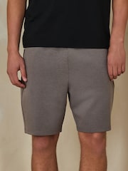 Light Brown Jersey Zip Shorts - Image 1 of 5