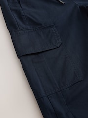 Navy Cargo Cotton Balloon Leg Trousers - Image 10 of 11
