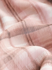 Laura Ashley Pink/Brown Check Co-ord Skirt - Image 8 of 8