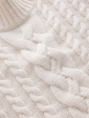 Boden Cream Amara Merino Cable Tank - Image 6 of 6