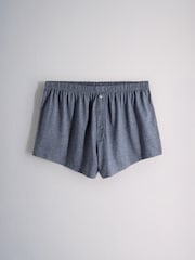 The Set 3 Pack Essentials Boxy T-Shirt and Short Pyjamas Set Blue - Image 7 of 9