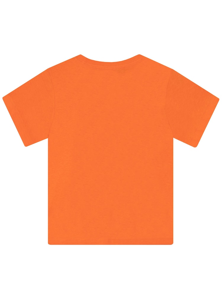 Character Orange Lilo & Stitch Short Sleeve T-Shirt | Halloween Creep It Cute - Image 2 of 2 Character Orange Lilo & Stitch Short Sleeve T-Shirt | Halloween Creep It Cute - Image 2 of 2