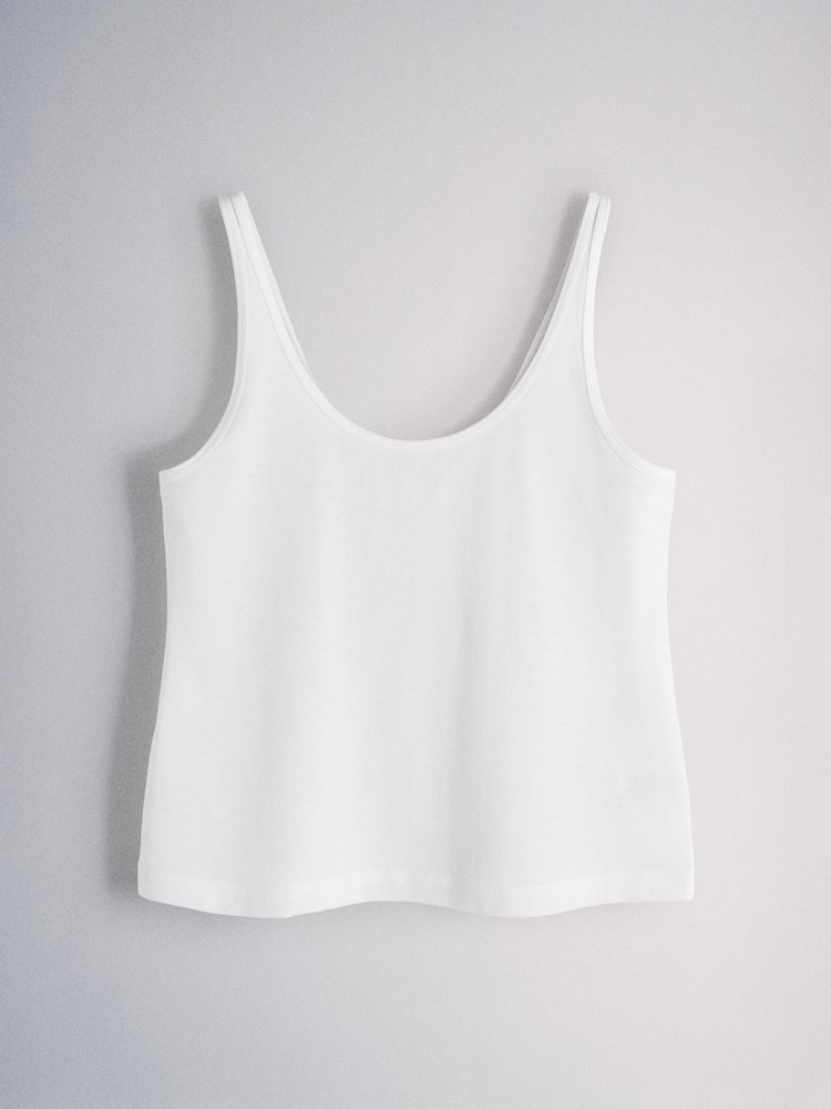 The Set 10 Pack Essential Scoop Wide Strap Vests Pastels - Image 2 of 11