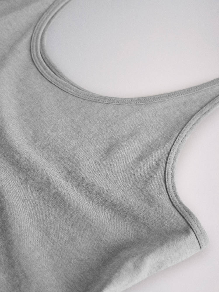 The Set 8 Pack Essential Scoop Wide Strap Vests Pastels - Image 6 of 6 The Set 8 Pack Essential Scoop Wide Strap Vests Pastels - Image 6 of 6