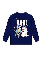 Character Blue Sweatshirt | Boo Halloween Bingo - Image 1 of 3