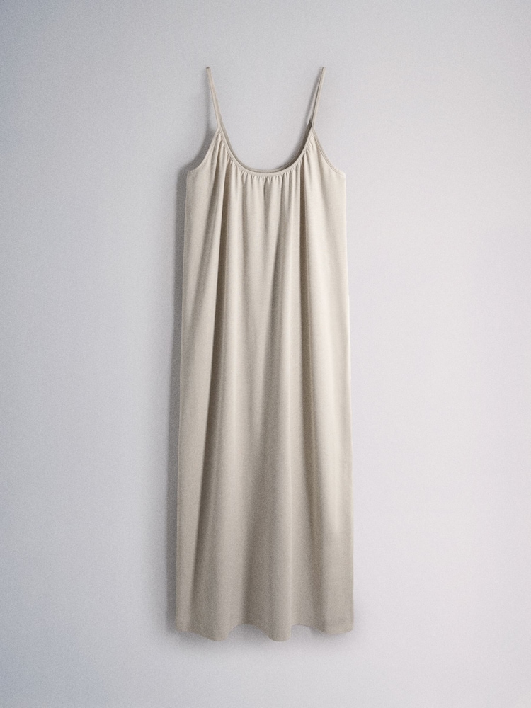 The Set 4 Pack Essentials Beach Strappy Maxi Dresses Black/Brown/Neutral/Cream - Image 2 of 7
