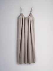 The Set 4 Pack Essentials Beach Strappy Maxi Dresses Black/Brown/Neutral/Cream - Image 3 of 7