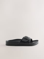 أسود - صنادل شاطئية مسطحة - صورة 6 من 9