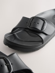 أسود - صنادل شاطئية مسطحة - صورة 8 من 9