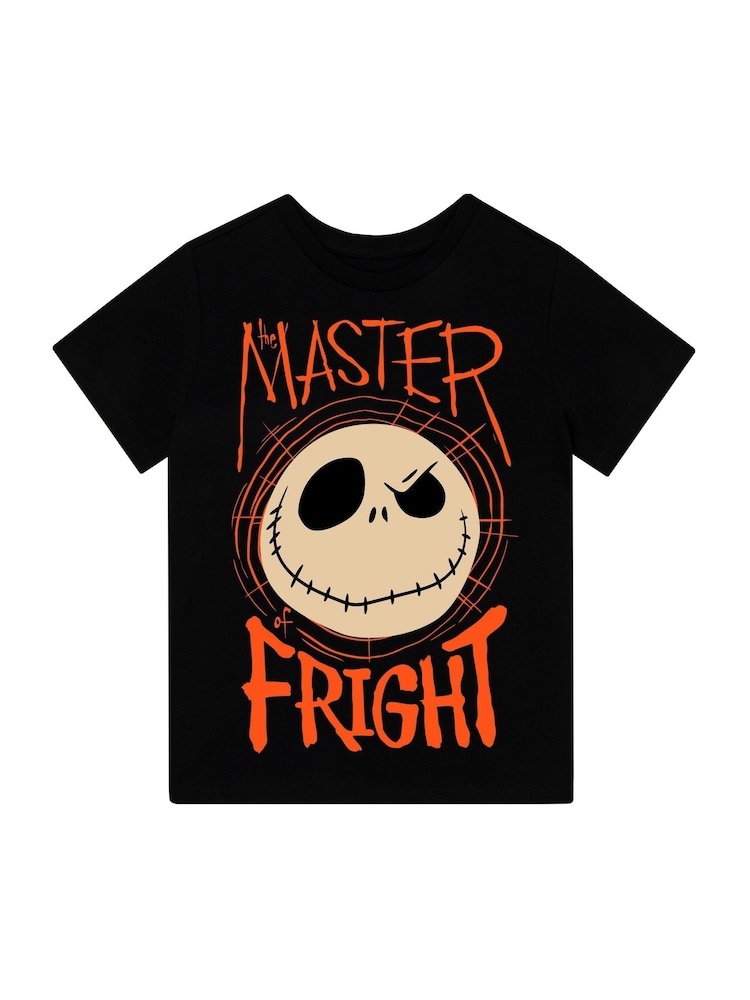 Character Black Nightmare Before Christmas Short Sleeve T-Shirt | Master Fright - Image 1 of 4 Character Black Nightmare Before Christmas Short Sleeve T-Shirt | Master Fright - Image 1 of 4