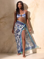 Lipsy Multi Chelsea China Printed Sarong - Image 1 of 4