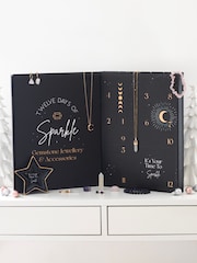 Something Different Black 12-Day Crystal Jewellery Advent Calendar - Image 1 of 5