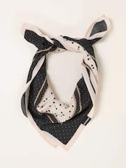 FatFace Ivory Polka Dot Hair Scarf - Image 1 of 2
