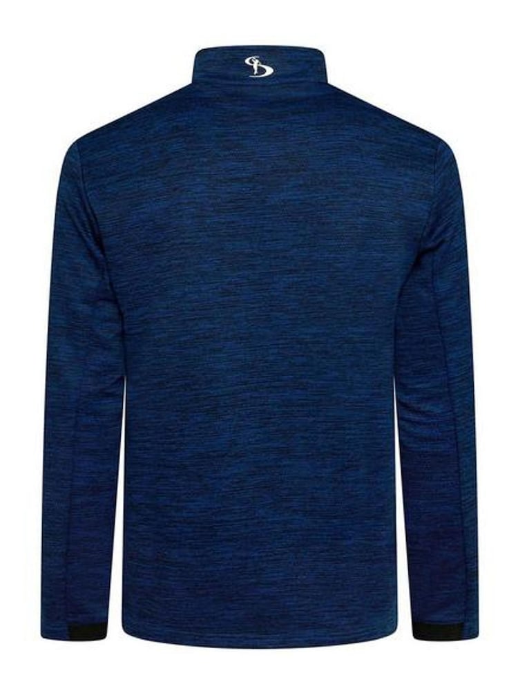 Stromberg Blue Langley Golf Midlayer Fleece - Image 2 of 2 Stromberg Blue Langley Golf Midlayer Fleece - Image 2 of 2