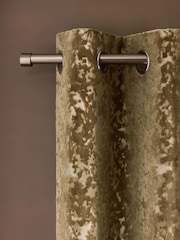 Collection Luxe Heayweight Textured Velvet Eyelet Lined Curtains - 圖片 1/5