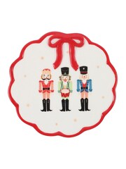 Something Different White Nutcracker Trinket Dish with Bow - Image 2 of 4