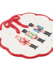 Something Different White Nutcracker Trinket Dish with Bow - Image 4 of 4