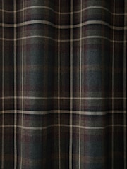 Heritage Brushed Check Eyelet Curtains - Image 5 of 5