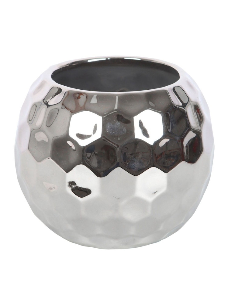 Something Different Silver Disco Ball Vase - Image 2 of 3 Something Different Silver Disco Ball Vase - Image 2 of 3