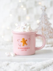 Something Different Pink Gingerbread Latte Mug - Image 1 of 5