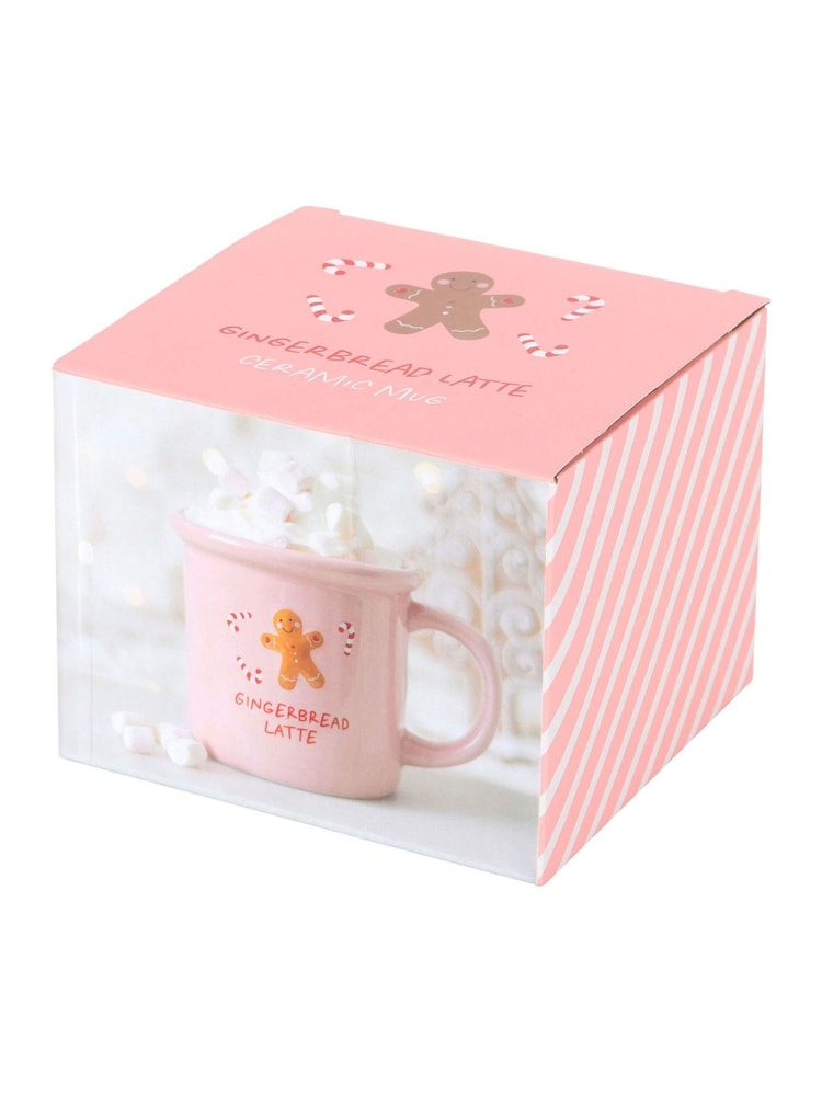 Something Different Pink Gingerbread Latte Mug - Image 2 of 5 Something Different Pink Gingerbread Latte Mug - Image 2 of 5
