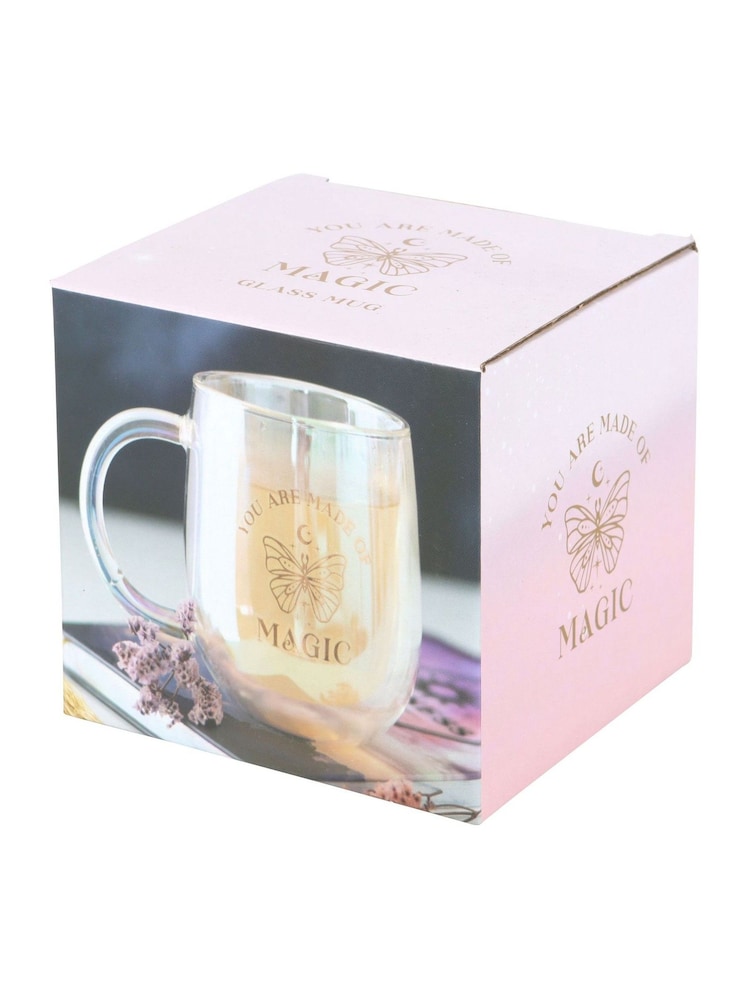 Something Different Clear You Are Made of Magic Iridescent Double Glass Mug - Image 5 of 5 Something Different Clear You Are Made of Magic Iridescent Double Glass Mug - Image 5 of 5