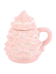 Something Different Pink Christmas Tree Shaped Mug - Image 2 of 5