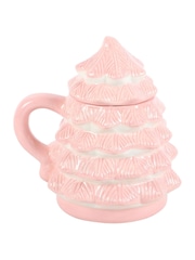 Something Different Pink Christmas Tree Shaped Mug - Image 3 of 5