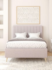 Aspire Furniture Eire Linen Grey Grant Divan Style Contemporary Bed Frame - Image 1 of 4