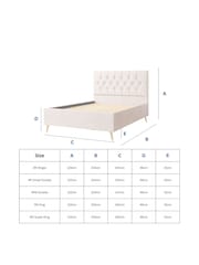 Aspire Furniture Zara Airforce Olivier Divan Style Contemporary Bed Frame - Image 4 of 4