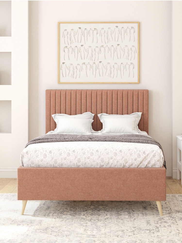 Aspire Furniture Zara Blush Grant Divan Style Contemporary Bed Frame - Image 1 of 4 Aspire Furniture Zara Blush Grant Divan Style Contemporary Bed Frame - Image 1 of 4