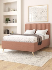 Aspire Furniture Zara Blush Grant Divan Style Contemporary Bed Frame - Image 2 of 4