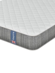 Aspire Furniture Saxon Twill Charcoal Taylor Divan Style Contemporary Bed Frame and 3000 Pocket Mattress - Image 4 of 5