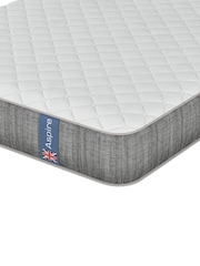 Aspire Furniture Saxon Twill Natural Taylor Divan Style Contemporary Bed Frame and 3000 Pocket Mattress - Image 5 of 6