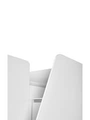 Julian Bowen White and Silver Gaia Highsleeper TV Bed - Image 10 of 12