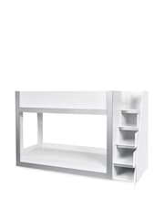 Julian Bowen White and Silver Gaia Bunk Bed - Image 6 of 11