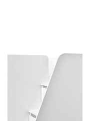 Julian Bowen White and Silver Gaia Bunk Bed - Image 9 of 11