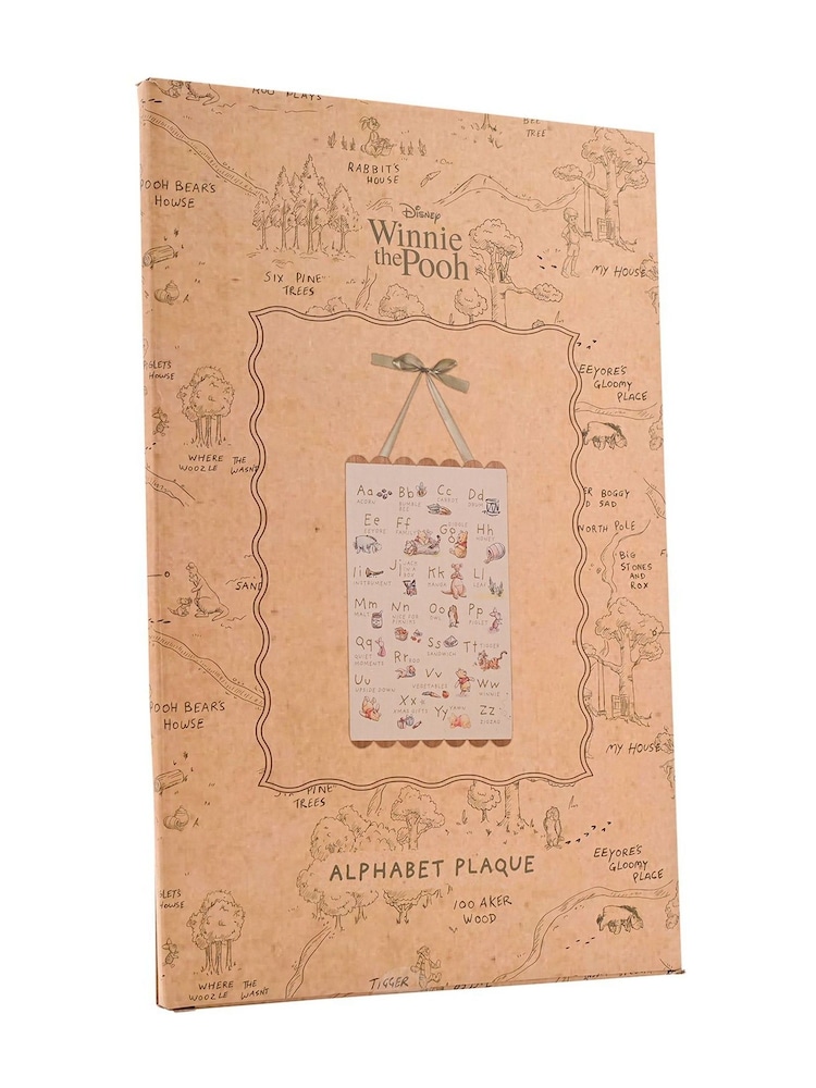 Widdop Off White Disney Winnie The Pooh Alphabet Plaque - Image 2 of 2 Widdop Off White Disney Winnie The Pooh Alphabet Plaque - Image 2 of 2