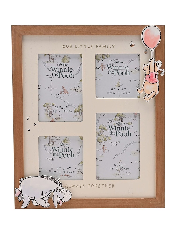 Widdop Brown Disney Winnie The Pooh Multi Aperture Frame - Image 1 of 3