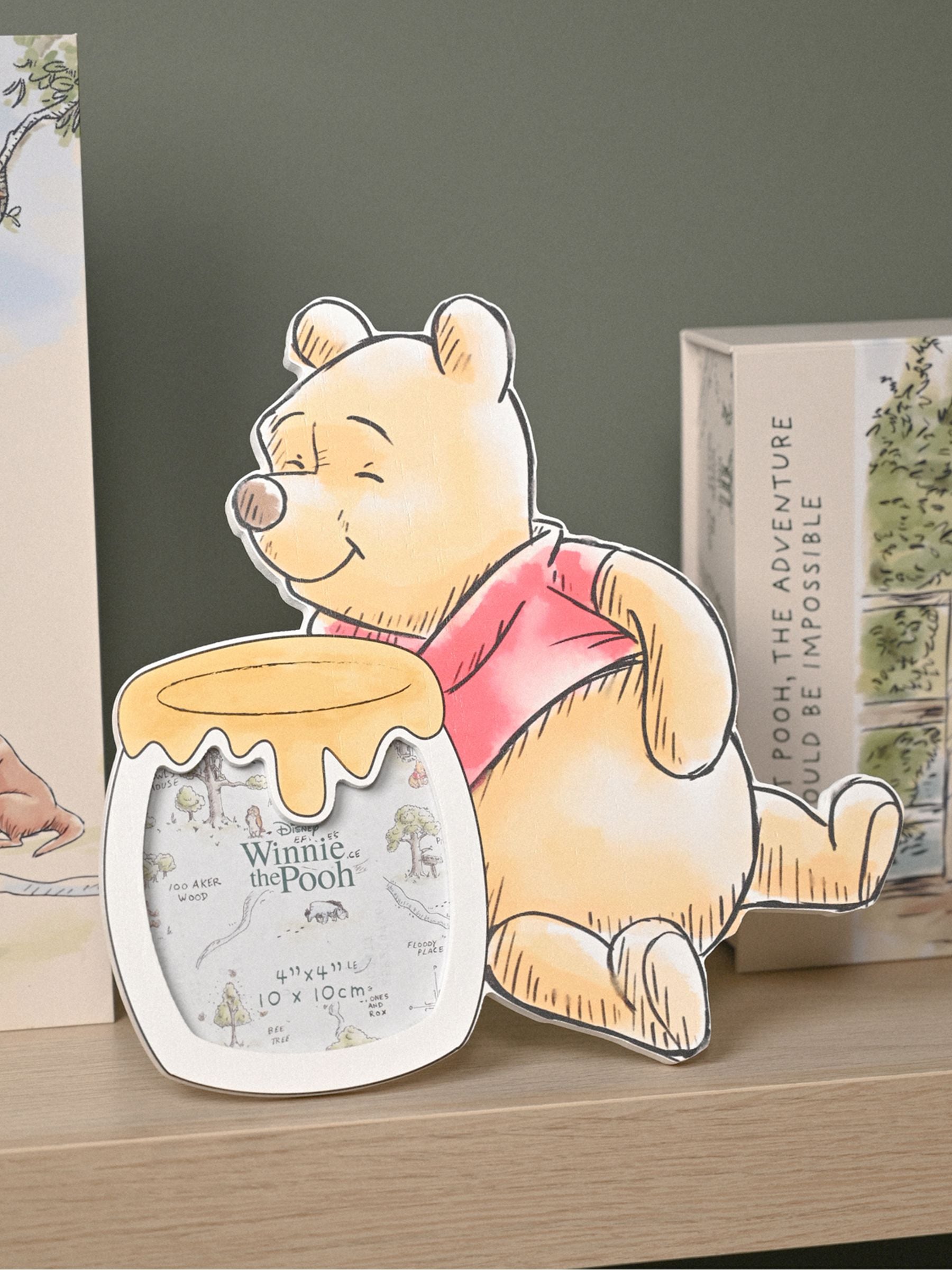 Disney Unisex Orange Widdop Winnie The Pooh Shaped Photo Frame - Image 3