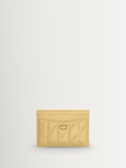 COACH Vanilla Essential Card Case With Pillow Quilting - Image 1 of 3